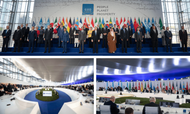 Il Vertice G20 si chiude con l’adozione della “G20 Rome Leaders’ Declaration”